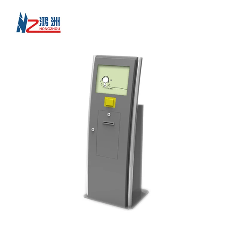 Indoor free standing parking kiosk machine for mall vending use