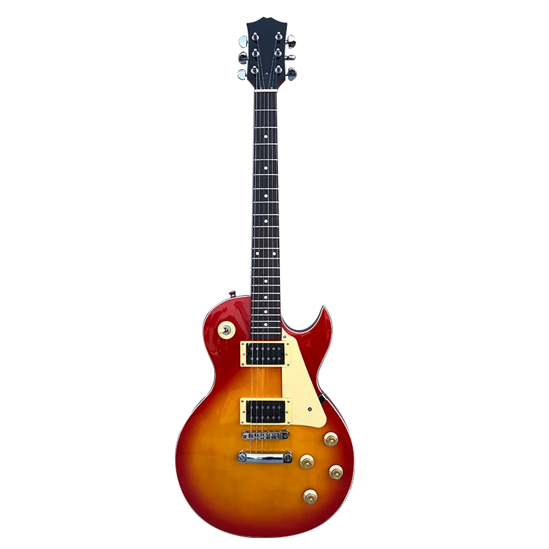 

Feiyang Cheap china LP electric guitar,Cherry red,Mahogany body With Flamed Maple Top,Support OEM,wholesale, All colors