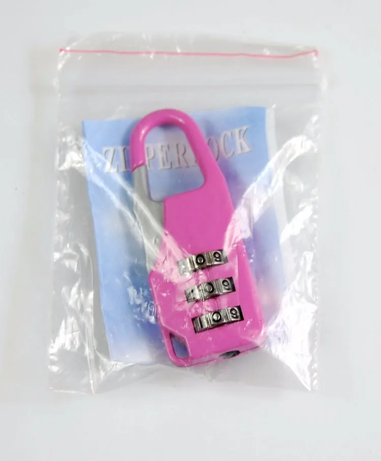 3 Digits Mini Small Cheap Travel Suitcase Code Lock Padlock Lock For