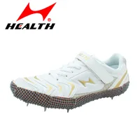 

Wholesale School Youth Track and field Professional training nail shoes light shock absorber high three standing jump sneakers