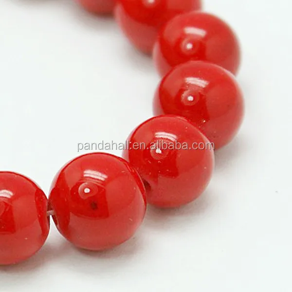 

PandaHall 10mm Natural Jewelry Gemstone Beads Wholesale Red Mashan Jade Beads