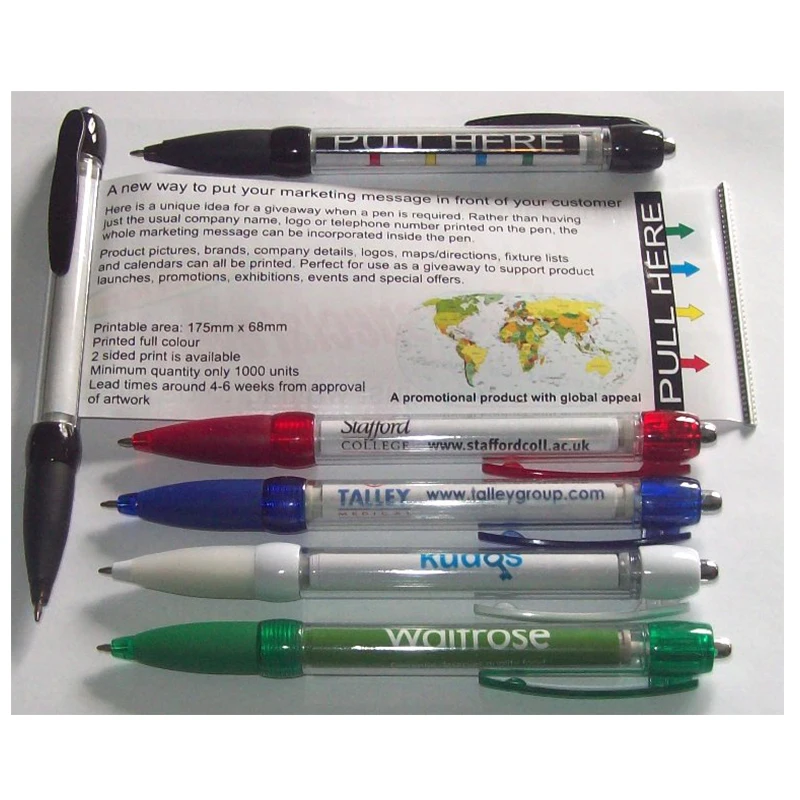Customize Own Design Printed Banner Pens No Minimum Order Buy