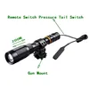 Rechargeable Remote Control Tail Switch Torch Rechargeable LED Torch With T6