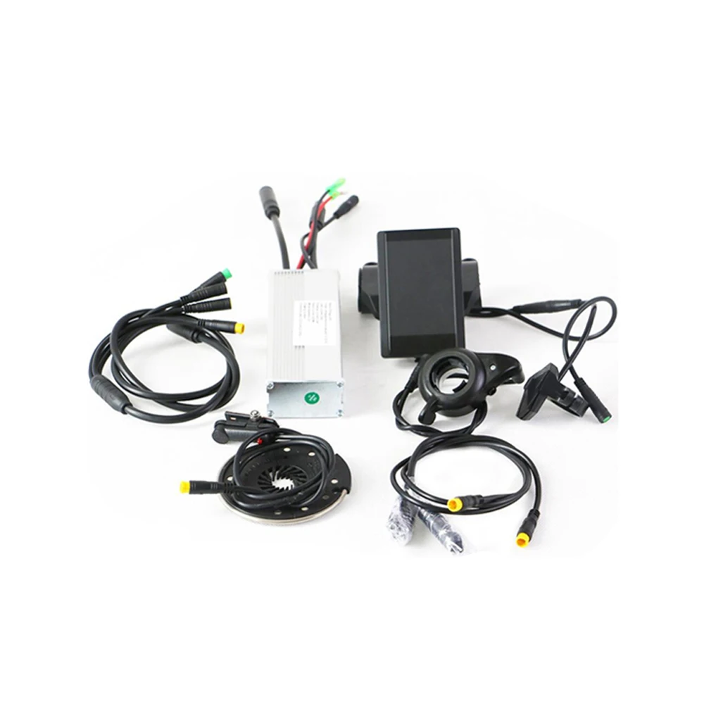 

E bike conversion kits 48V 1000W hub motor controller spare parts with 850C color LCD Display