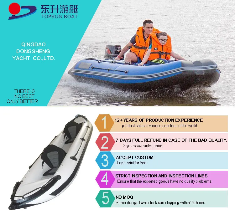 Hot sale racing pvc inflatable whitewater kayak for sale