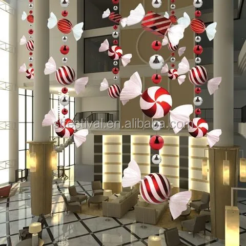 2015 polyfoam snoep mall christmas decoration