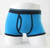 2017 New Fashion Personalized Design 95% Cotton 5% Spandex Private Label Punch Open Fly No Brand Stretch Sport Men Underwear