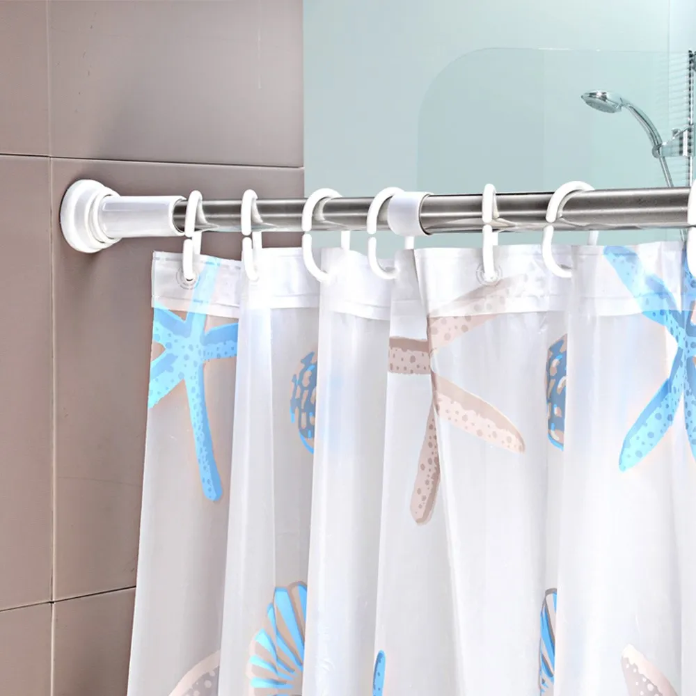 

Bathroom accessories stainless steel adjustable tension shower curtain rod