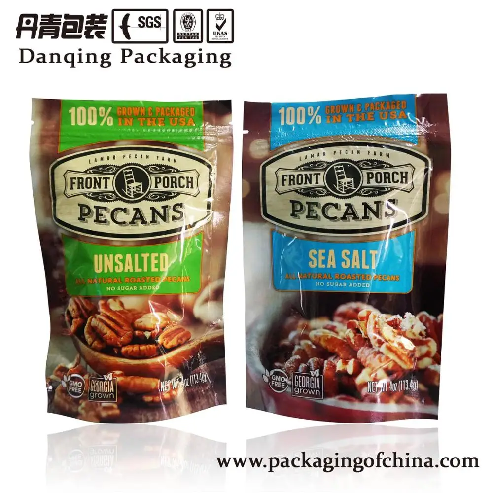 Flexible packaging different color stand up pouch zipper pouch for food packaging