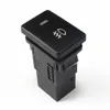 March Promotion Factory direct sell 5 Pin dual LED illuminated push button fog light rocker switch fit for Toyota Cars