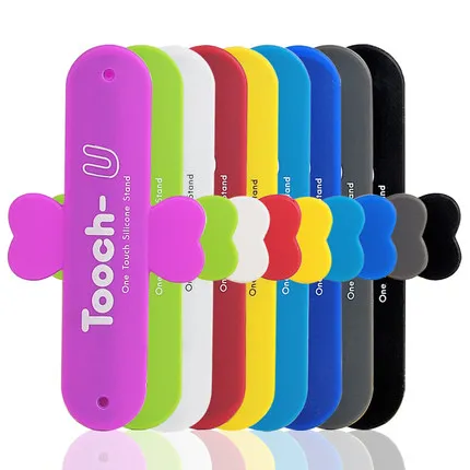 

TGF006 Touch-u silicone phone stand,silicone mobile phone holder, Pantone color