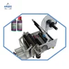 30ml semi-autoamtic beer cans bottle sticker labeling machine for ice cream, opp labeling applicator with water glass tubes