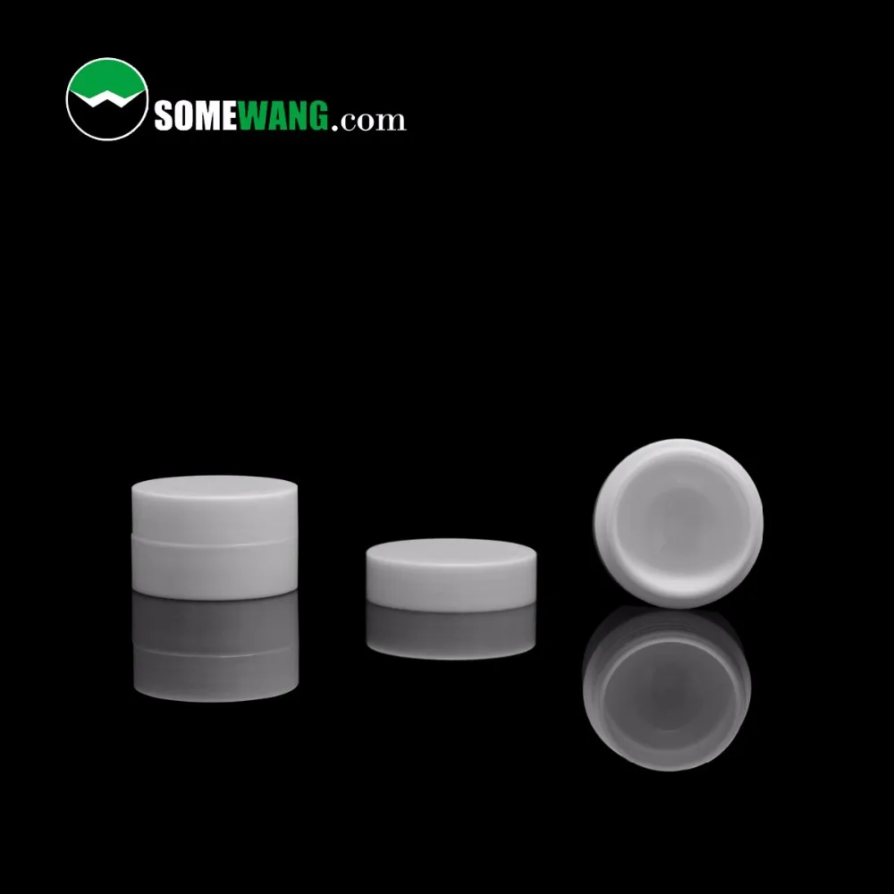 
3ml/5ml/10ml/30ml/50ml/100ml Flat PP Plastic Cream Jar, Cosmetic Empty Jar 