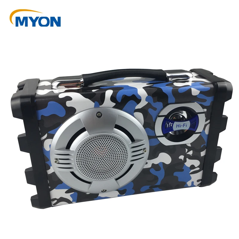 Myon New Product Portable Bluetooth Speaker With Karaoke System Customized Logo Wireless Subwoofer Audio Party Player