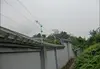 Solar power electric fence energizer with solar panel electric fence charger