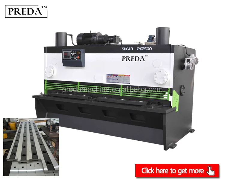 New condition CNC control hydraulic shearing machine for 6mm 8mm plate