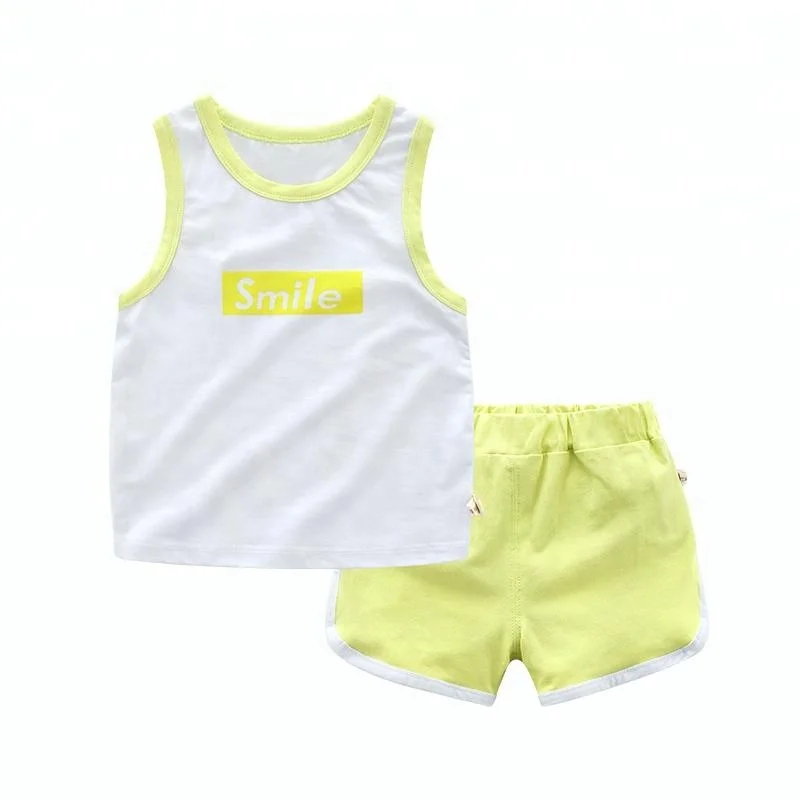 

Summer Kids clothes boys sports clothes, Light green /cowboy blue /light pink