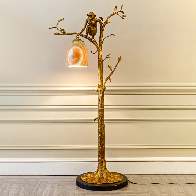 modern brass floor lamp