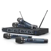 

TIWA 4 channel UHF wireless microphone with four handhelds/headsets