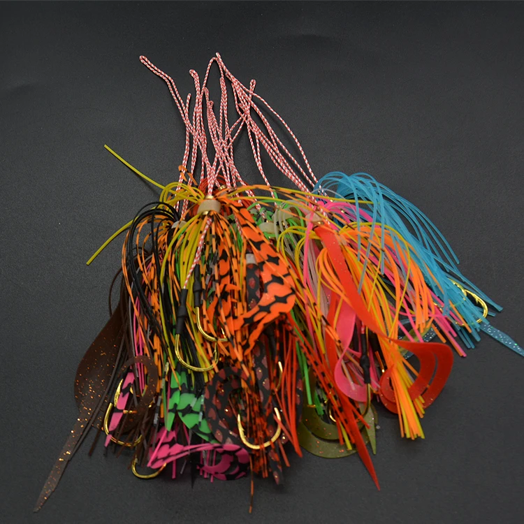 

Wholesale Silicone octopus silicone skirt material fishing lure skirts Double capuchin sells well in South Korea