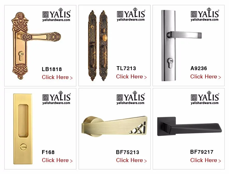 Newly Italian Design Bathroom Polished Chrome Style Square Rose Door Handles And Locks