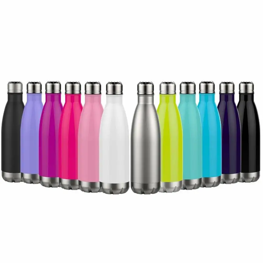 Double Wall Thermos Vacuum Flask Insulated Stainless Steel Vacuum Flask 17 oz. Water Bottle