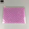Reusable transparent colored PVC ziplock bubble bag