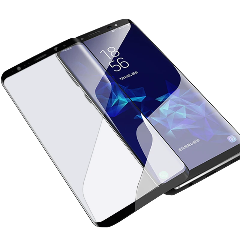 3D Full Cover Glass Screen protector For Samsung S8 full glue tempered glass galaxy s10 glass