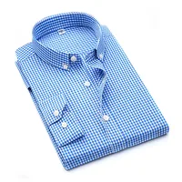 

2020 High quality Custom formal stripe shirts for men check shirt