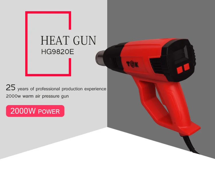 2000w Digital Heat Gun Heat Sealing Guns Heat Gun Seal Plastic Anti