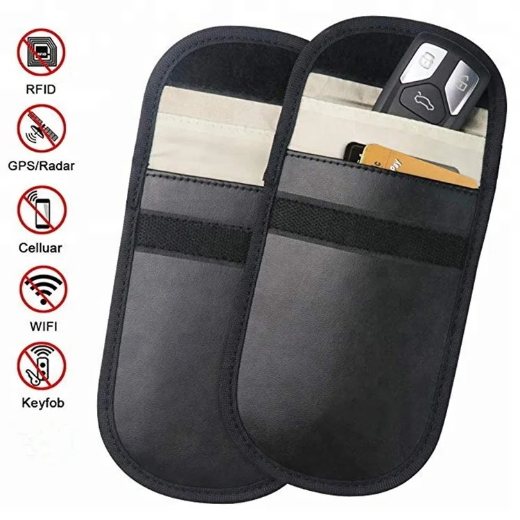 

Best selling RFID car key holder pouches for business/gift promotion, Black,