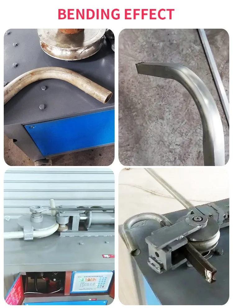 Cnc Automatic Tube Bender Iron Aluminium Round / Square Pipe Bending