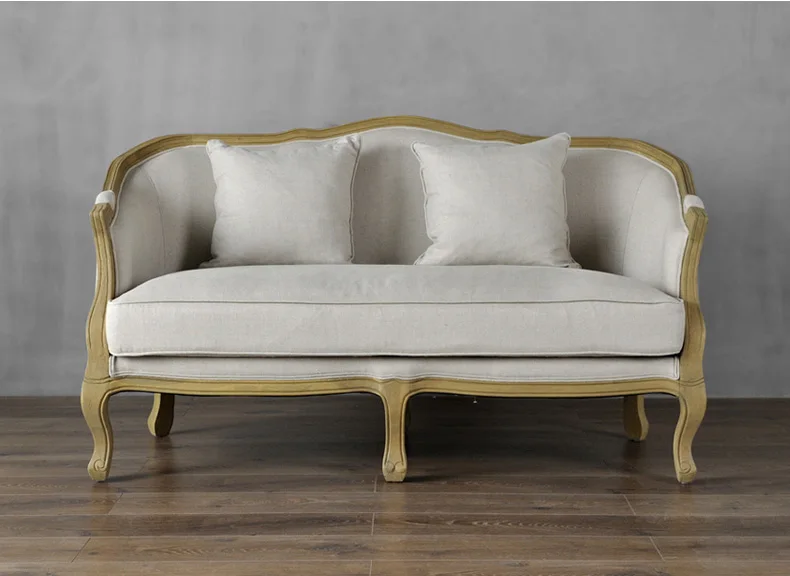 solid wood frame sofa