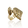 European and American wind unique alloy leaf shape engagement rings
