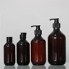 150/200/500 /300ml plastic bottle containers wholesale, Clear plastic bottle for Essential Oil, Lotion, Shampoo, Serum, Soap