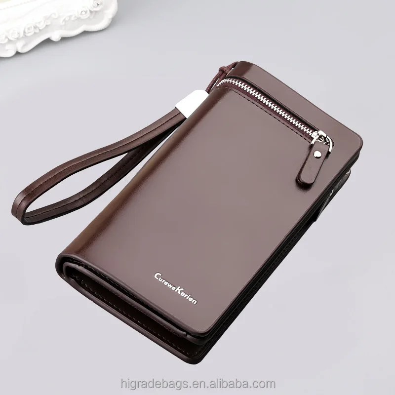 

High capacity Curewe Kerien men pu leather wallet wholesale