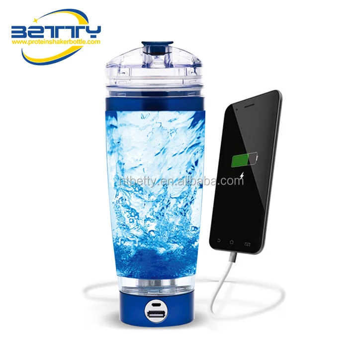 Electric Protein Shaker Bottle,Portable Rechargeable 16oz, ,Shaker Bot –  BABACLICK