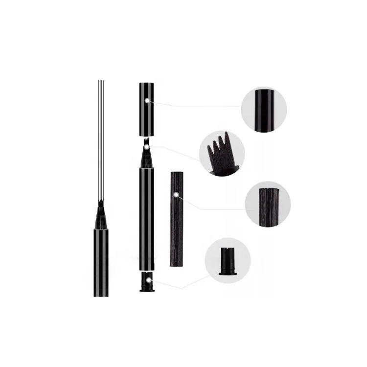 Waterproof Fork Tip Eyebrow Tattoo Pen Fine Sketch Liquid Eyebrow Pencil Microblading Eyebrow Tattoo Pen