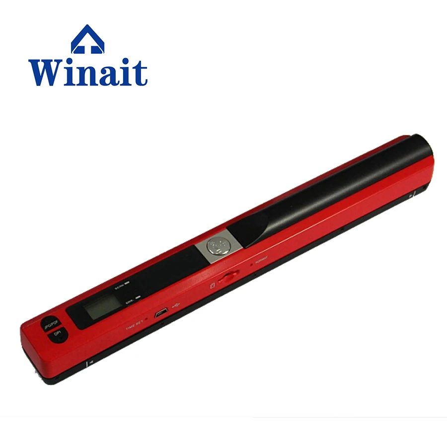 Winait 2018 Venta caliente portátil útil documento escáner TSN400 con la batería AA Tarjeta de hasta 32 GB