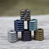 E DIY Titanium Alloy Knife Beads Knife Lanyard Bead Paracord Pendant Umbrella Rope Pendant Outdoor EDC Multi Tools