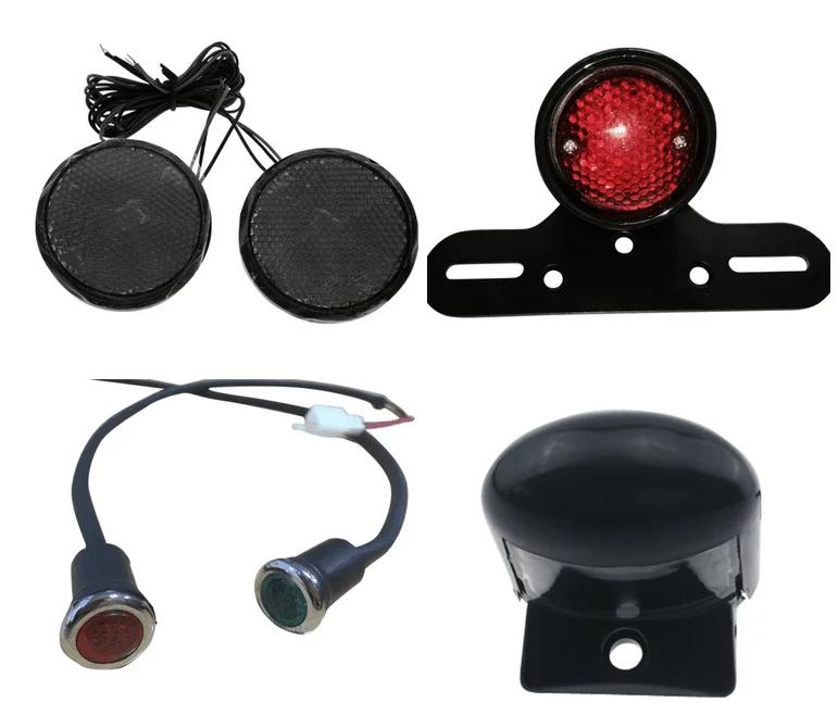 90w Dc1260v 6500k 7000k High Low Flashing Black Motorcycle Spot Light