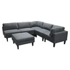 Modern European Style 7 seater Sectional l shaped Sleeper sofa bed