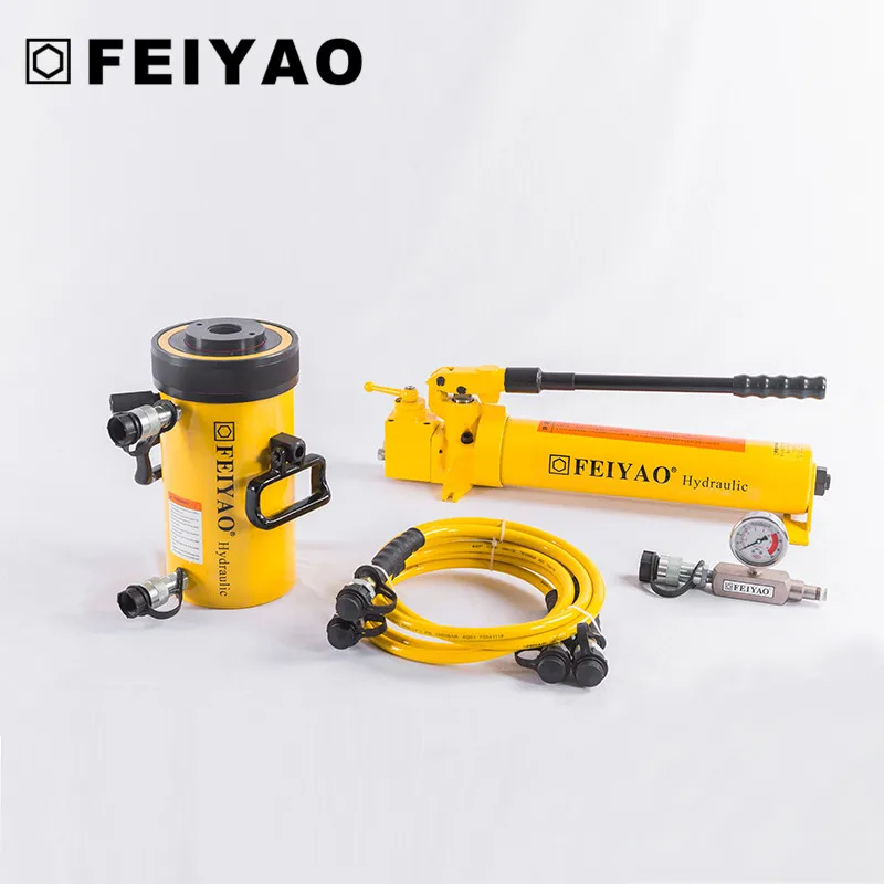 Enerpac 500 Ton Double Acting Hydraulic Jack Repair Tools Hollow ...