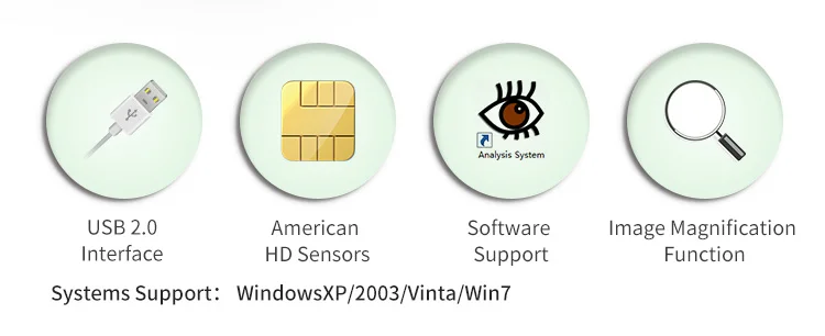 Latest version pro software iridology camera eye iriscope