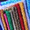 2018 new fasion factory price polyester Metallic Lame fabric for decoration