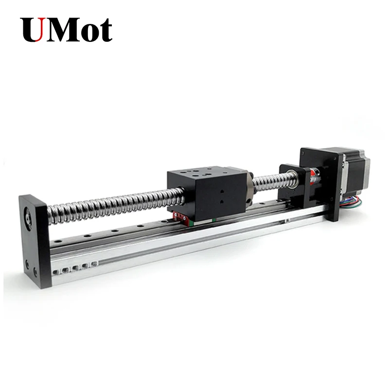 

40mm width ball screw linear guide module for xy xyz microscope 3 axis stage cross table robot arm 3d printer