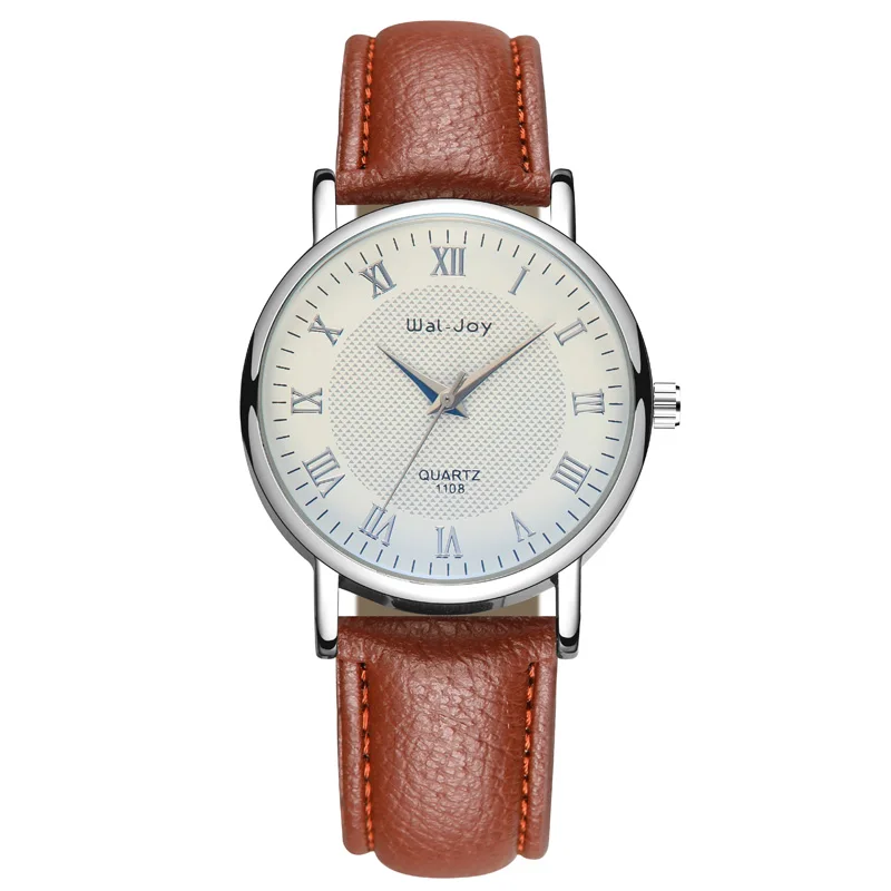 

WJ-8101 Factory Hot Selling Business Leather Watches Waterproof Small OEM Handwatches Men Wrist Watches, Mix
