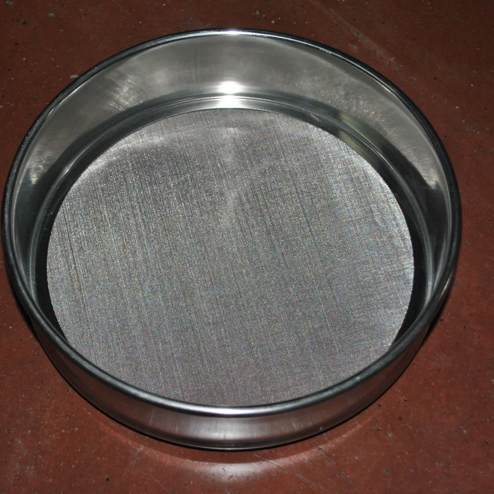 304 316l Stainless Steel 50 200 500micron Mesh Test Flour Sieve - Buy ...