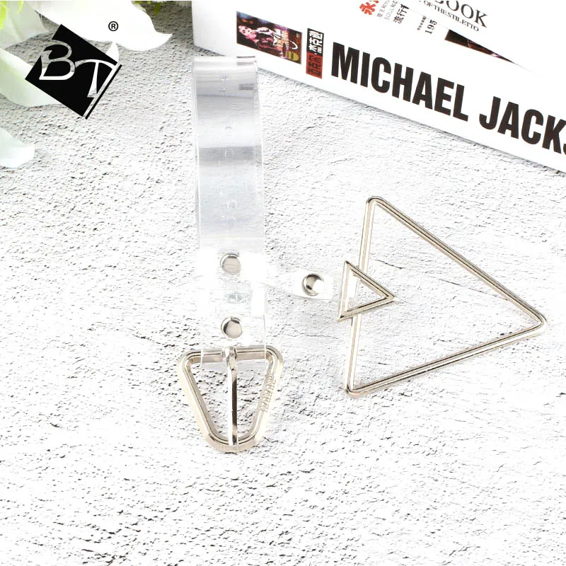 
free shipping hot fashion wholesale low moq transparent belts for women 