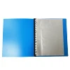 20-Pocket Presentation Folders Business A4 Sheet Protector Presentation Display Book with Clear Sleeves